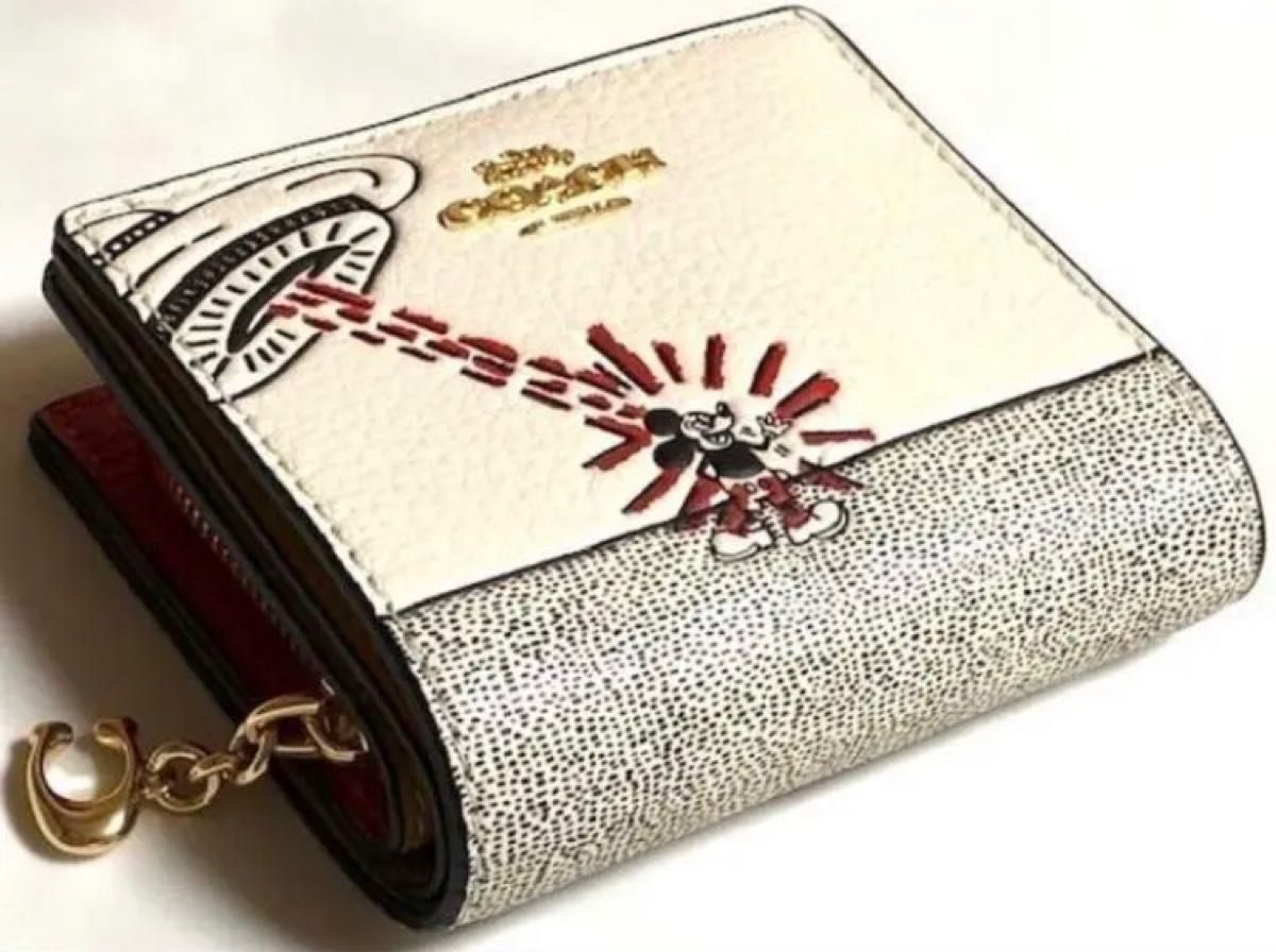 新品・未使用】 COACH コーチ ディズニー コラボ 二つ折り財布|PayPay