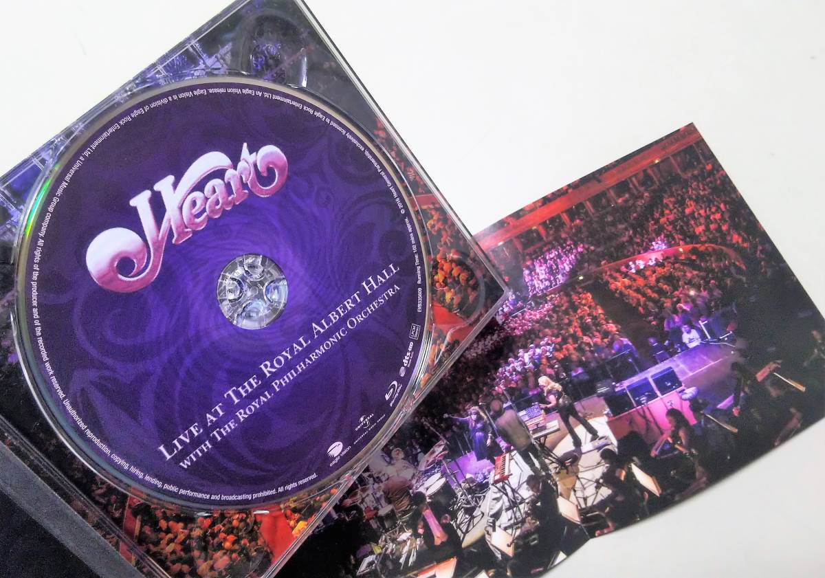 BD ハート ライブ HEART Live At The Royal Albert Hall With The Royal Philharmonic Orchestra ブルーレイ ライヴ_画像3
