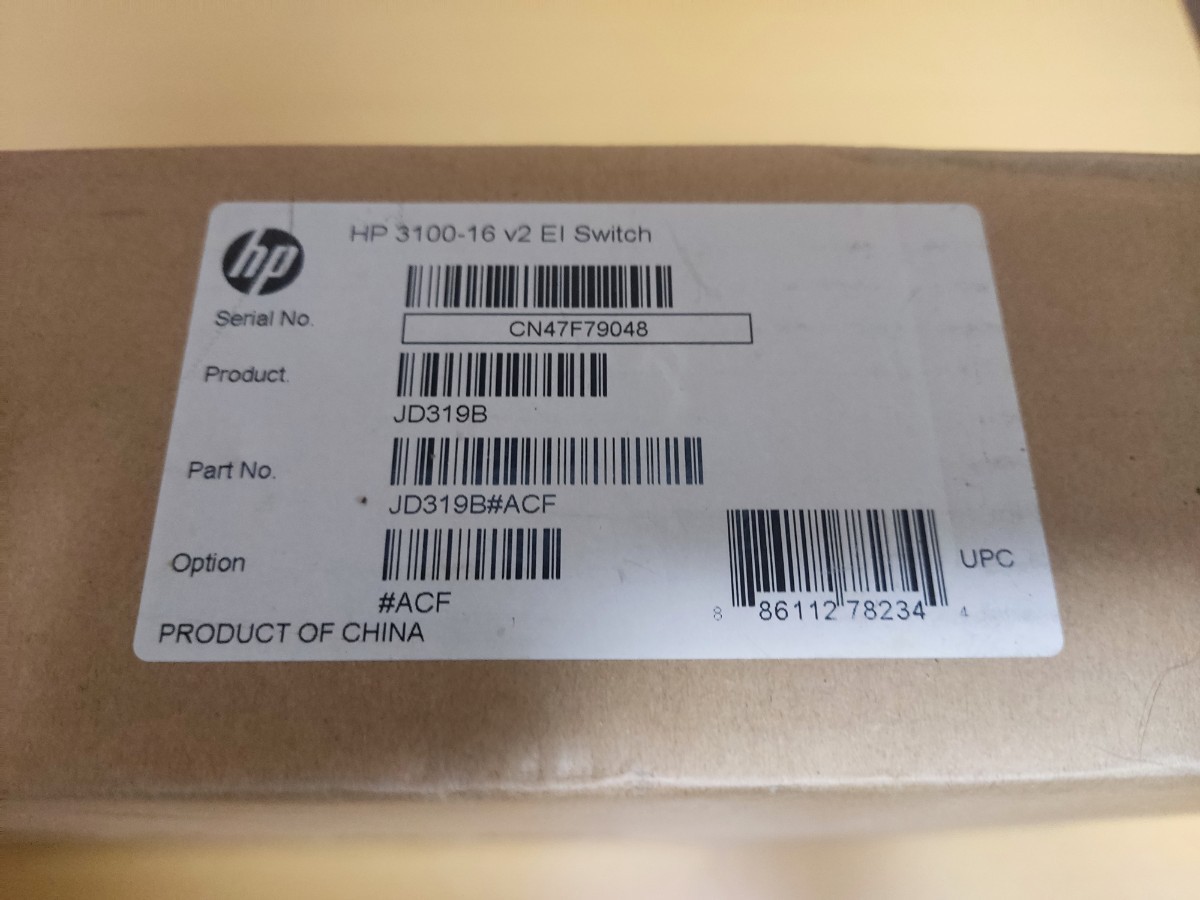 新品未使用 HP 3100-16 v2 EI Switch JD319B#ACF_画像5