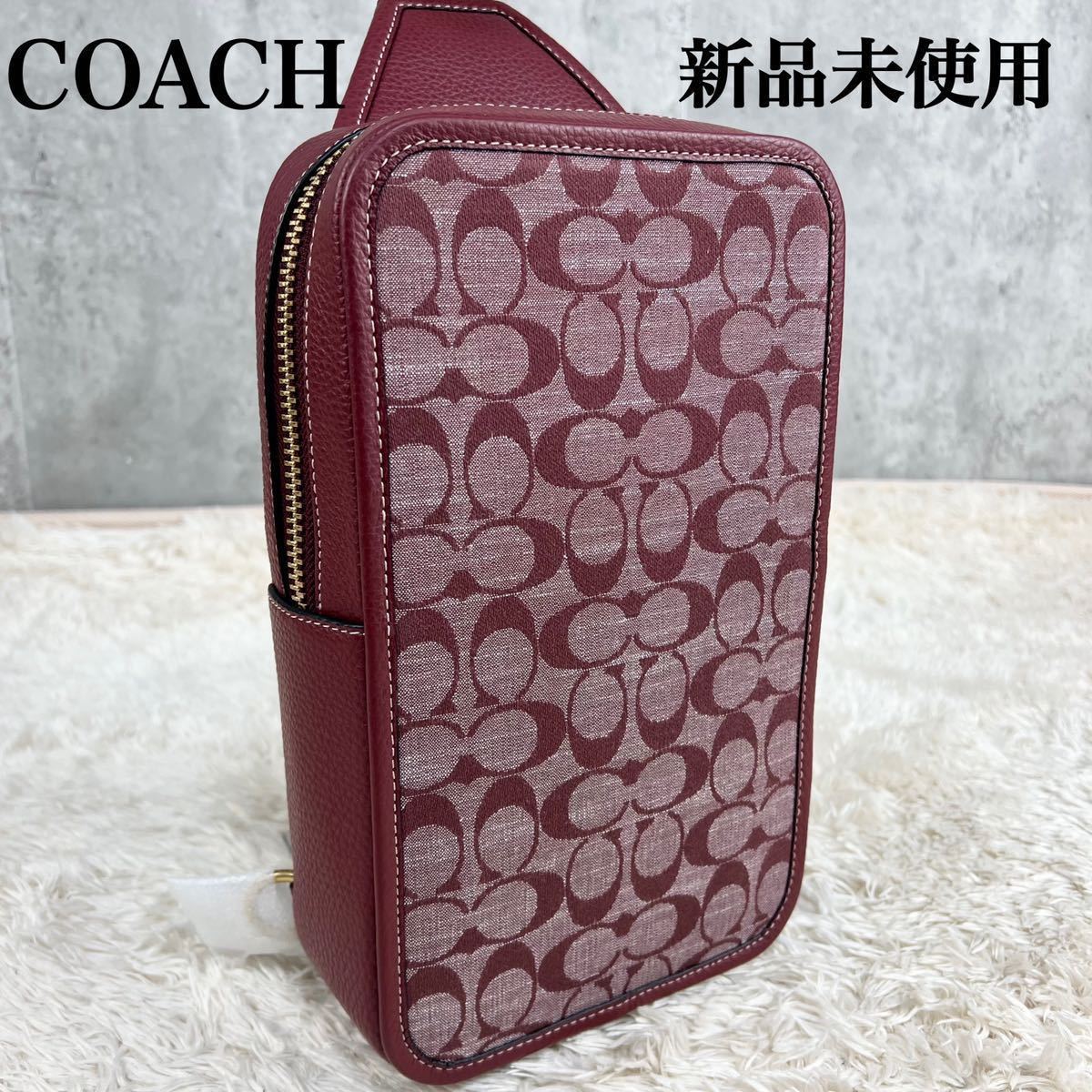 1円〜【新品 未使用品】COACH コーチ シグネチャー サリバン