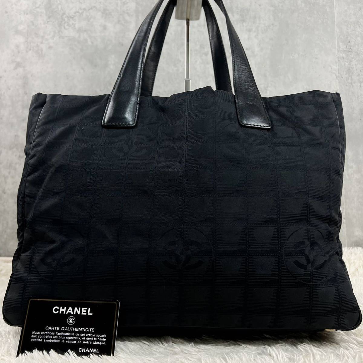 1円〜【最高級 希少】CHANEL シャネル ニュートラベルライン トート MM