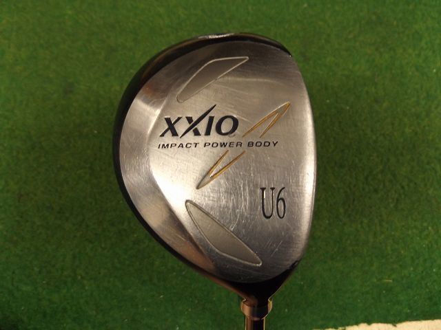 【税込】3627 XXIO (2004) U6 20° 純正カーボン R カバー無 ダンロップ ゼクシオ ユーティリティ .844482_画像1