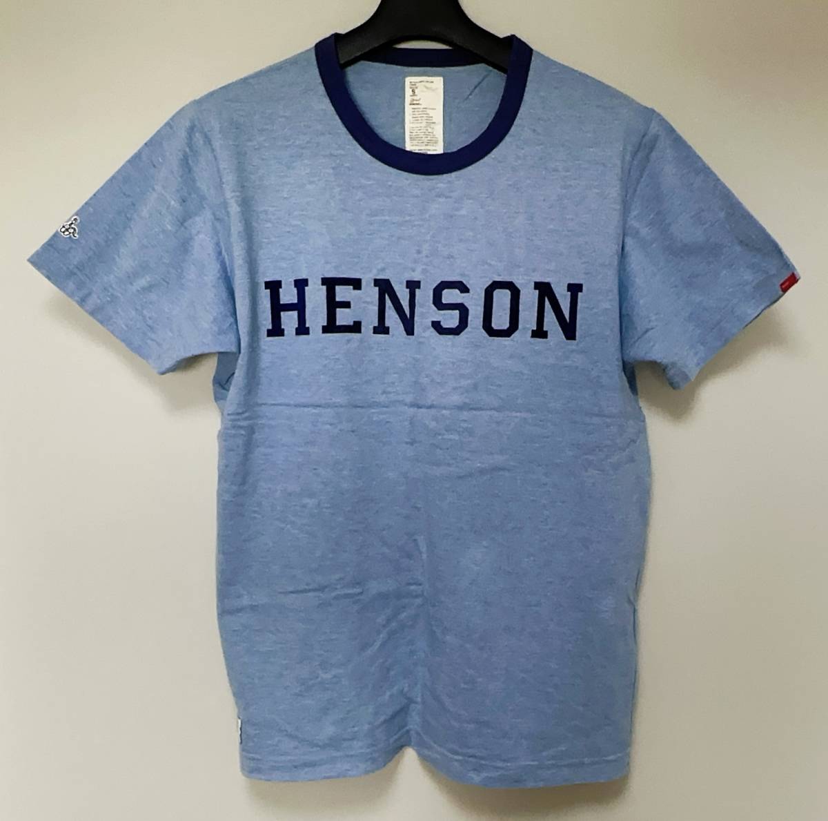 WTAPS “ HENSON RINGER S/S ” コットン霜降りTシャツ BLUE SMALL ／ ダブルタップス.DESCENDANT.ディセンダント.FPAR_画像1