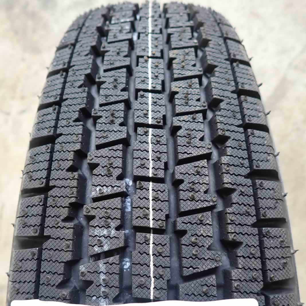 冬 新品 2023年製 4本SET 会社宛 送料無料 145/80R12×4J 80/78 LT ブリヂストン W300 スチール 軽トラック 軽バン 店頭交換OK NO,D2304-1_画像2