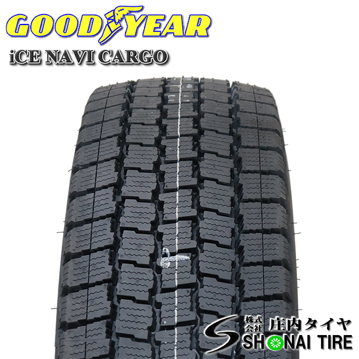 在庫要確認 会社宛 送料無料 グッドイヤー ICE NAVI CARGO 205/70R16 111/109 LT 冬 2本価格 小型トラック ダイナ キャンター NO,GY058-2_画像2