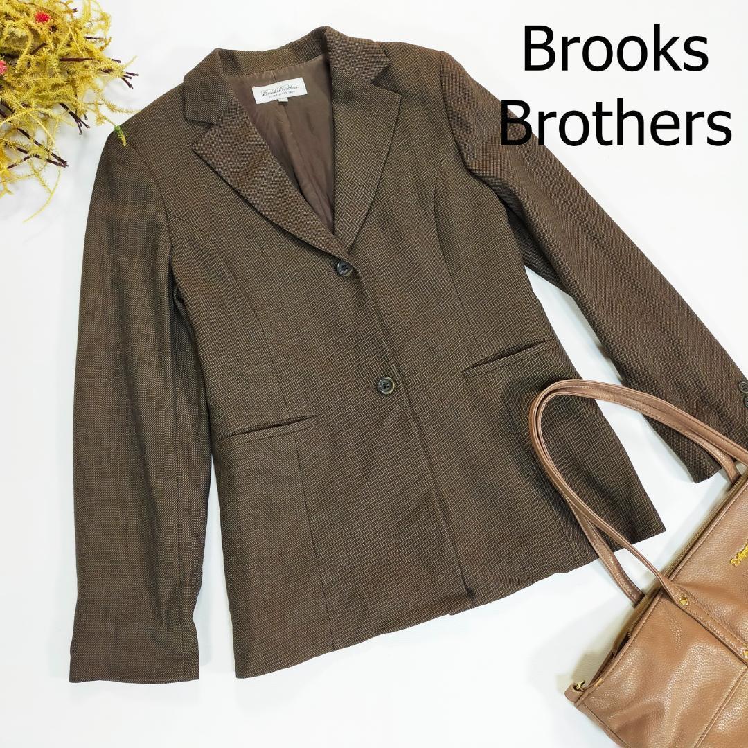 Brooks Brothers ブルックスブラザーズ ジャケット サイズ9 M ブラウン ウール 日本製_画像1