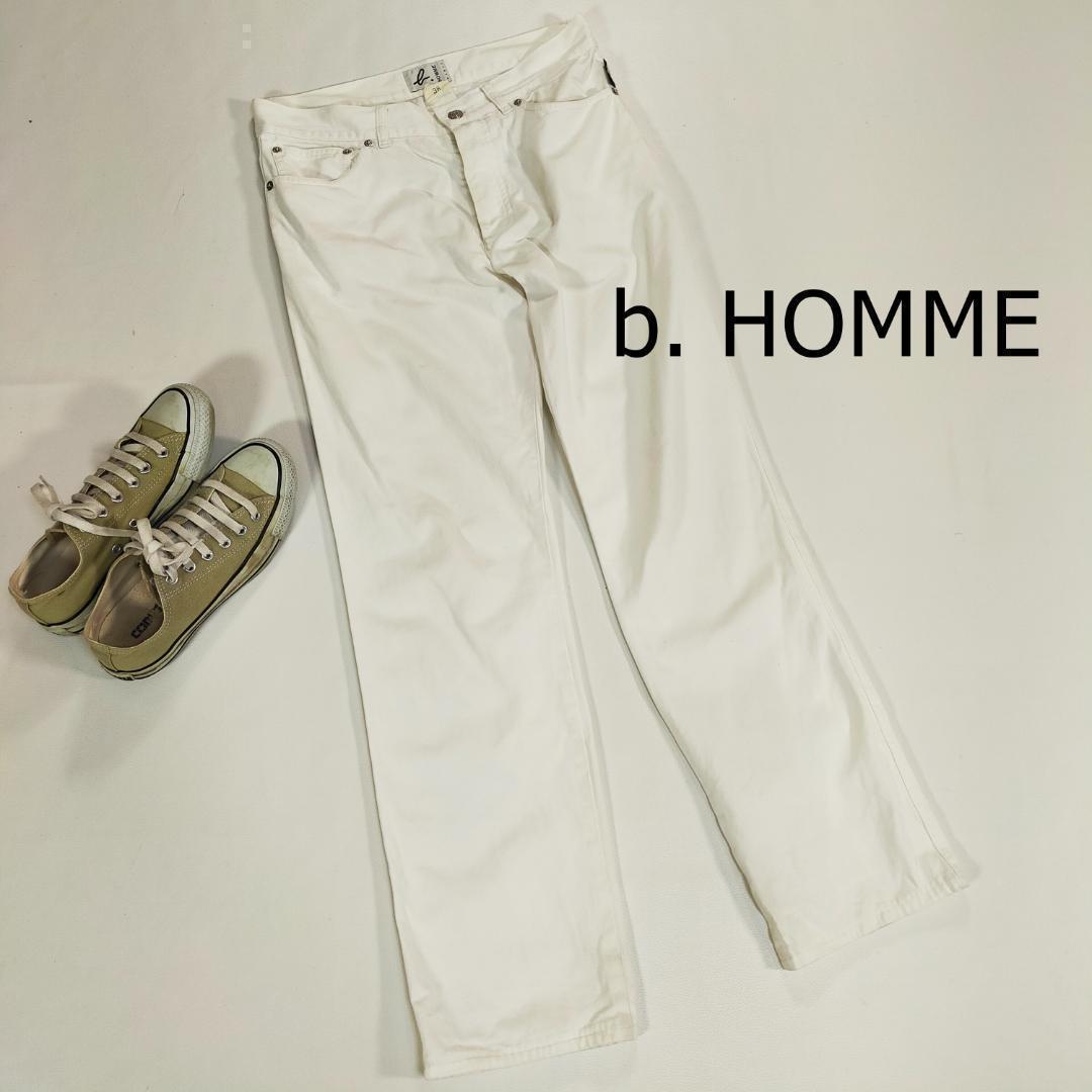  Agnes B Homme Denim размер 38 M белый джинсы тонкий простой 