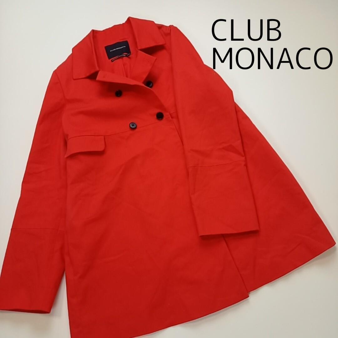 CLUB MONACO クラブモナコ コート サイズL レッド 赤 シンプル_画像1