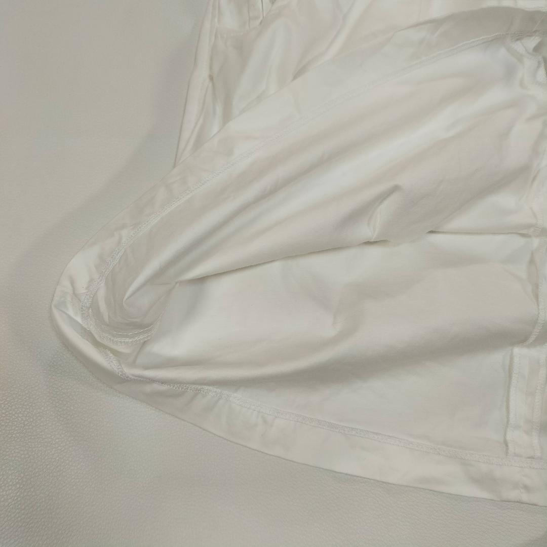ARMANI JEANS 白 シンプル かわいい アルマーニジーンズ 台形スカート サイズEU36 M ホワイト ひざ丈 ミニ丈_画像6