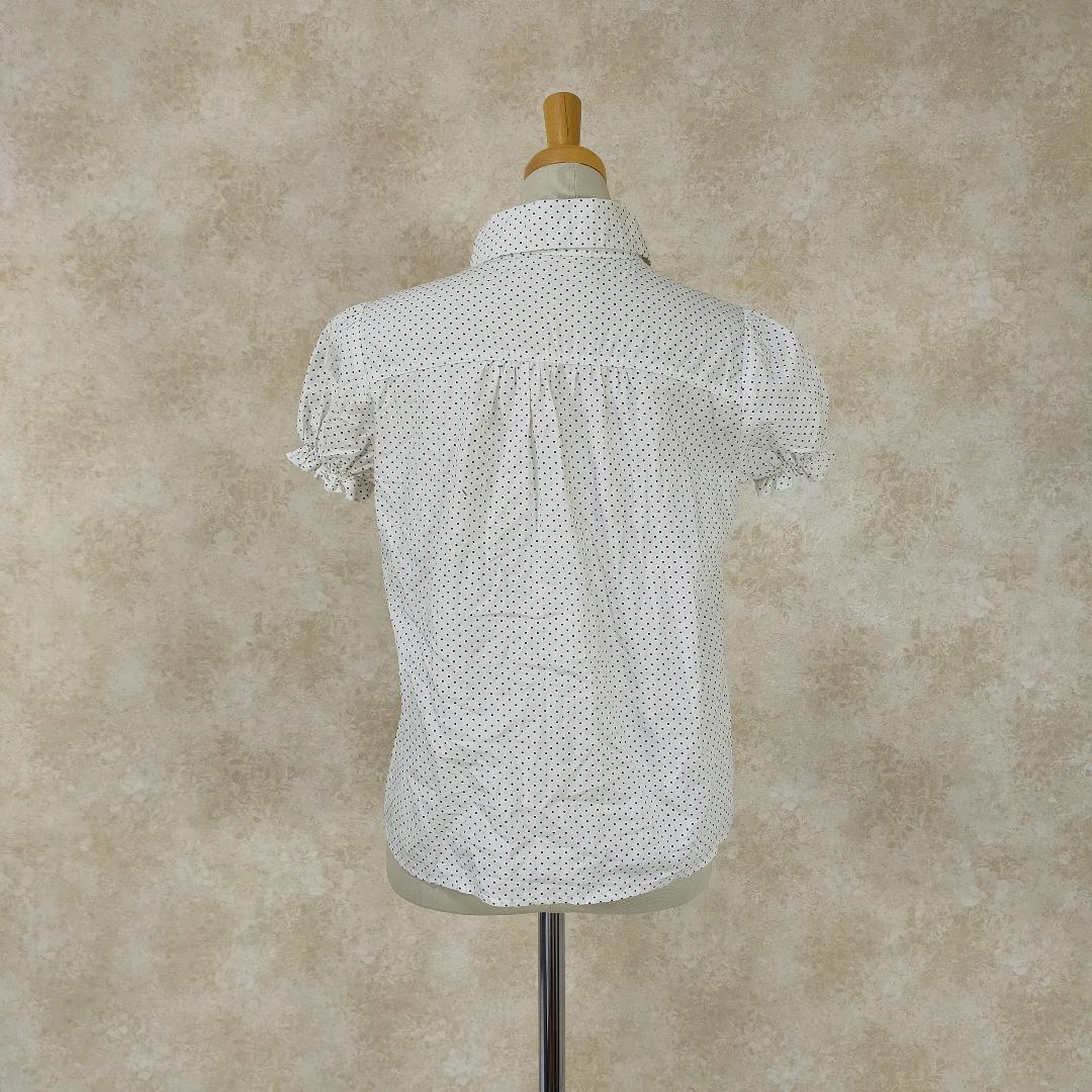  Olive des Olive white blouse size M dot simple lovely white 