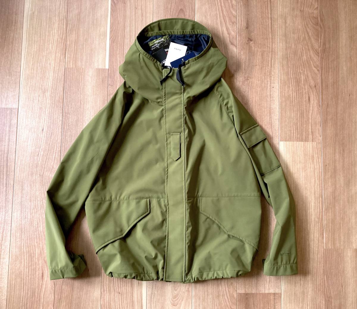 6.5 ten thousand * special order / marka × WILD THINGS for EDIFICE / ECWCS JACKET / OLIVE / 3 /ma-ka Wild Things Edifice jacket hood 