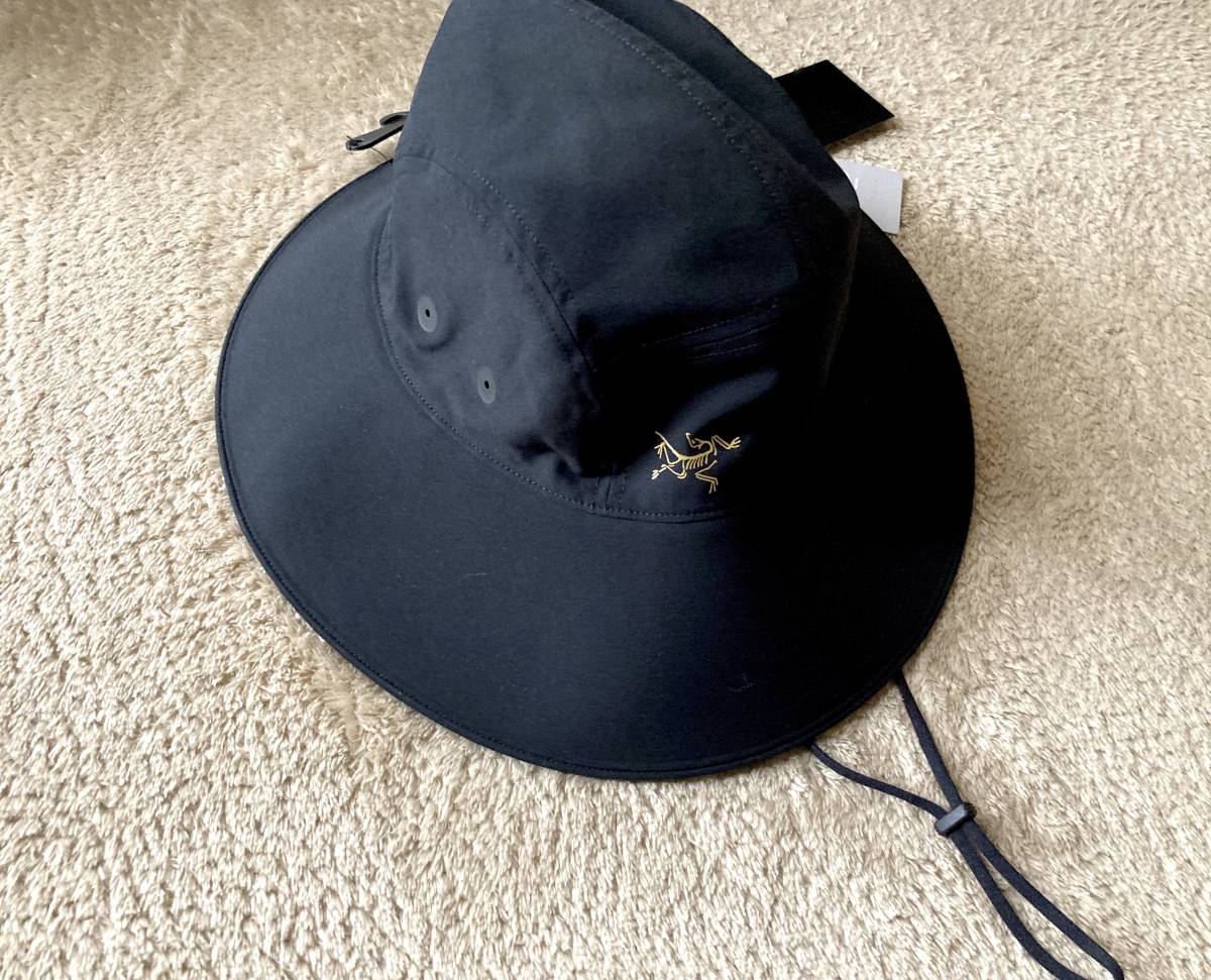  полная распродажа / ARC\'TERYX Arc'teryx Sinsola Hat UPF 50+ УФ фильтр * стрейч * легкий * "дышит" Blacksinsola шляпа черный 