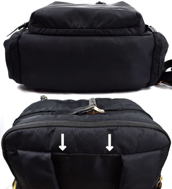 Tumi・トゥミ Voyageur 484758D『ハレ』バックパック　ブラック　USED_画像10