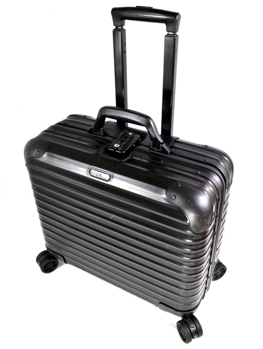 RIMOWA* Rimowa 986.67 Topas* topaz [Stealth* Stealth ] 4 wheel business * Toro Lee 26L 930435