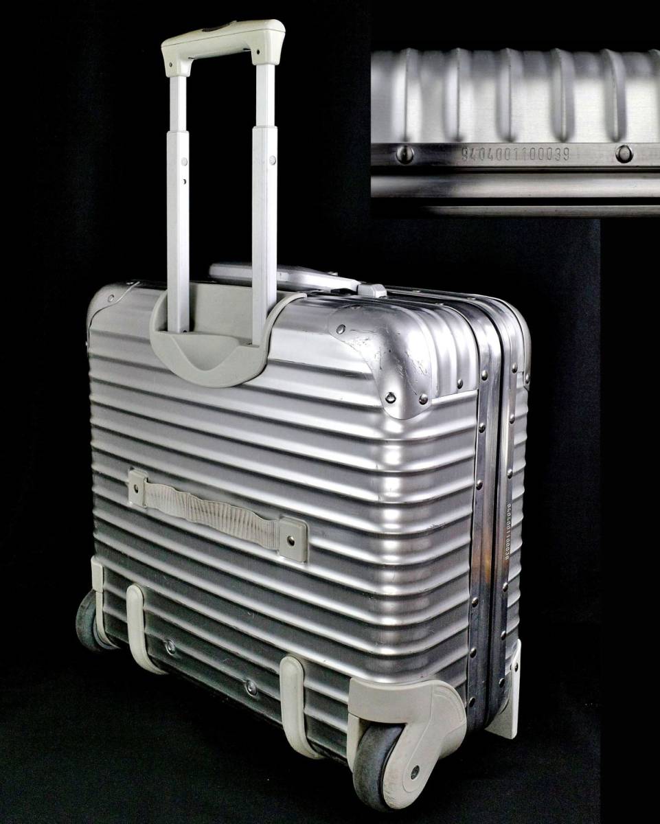 RIMOWA* Rimowa 940.40 Topas [Lufthansa]( records out of production )2 wheel TSA business Toro Lee 930753