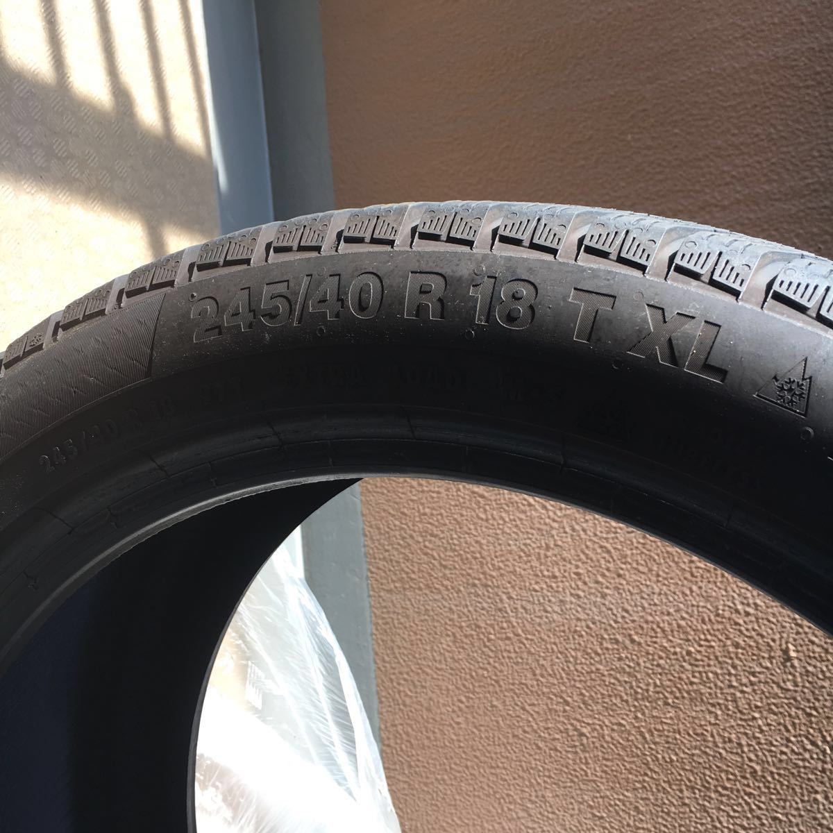 Continental Continental Studless Tire 245/40 / R18 TXL Cheap Start 原文:continental コンチネンタル スタッドレスタイヤ 245/40/R18 TXL 激安スタート