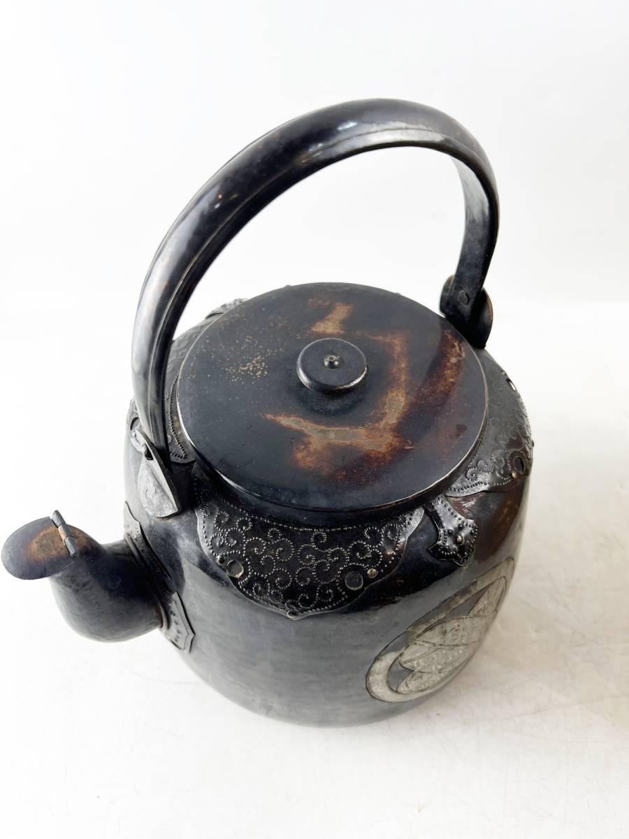 時代物広島銅蟲銅蟲本舗渡部銅器茶道具煎茶道具1円~ 急須やかん骨董
