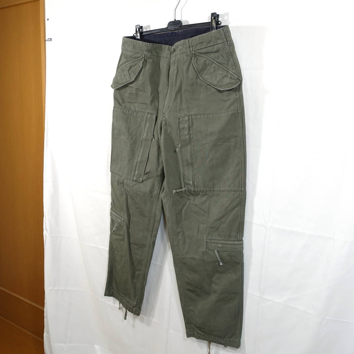 【良品】エンジニアードガーメンツ パラシュートパンツ AIR CREW PANT Engineered Garments サイズL カーキ