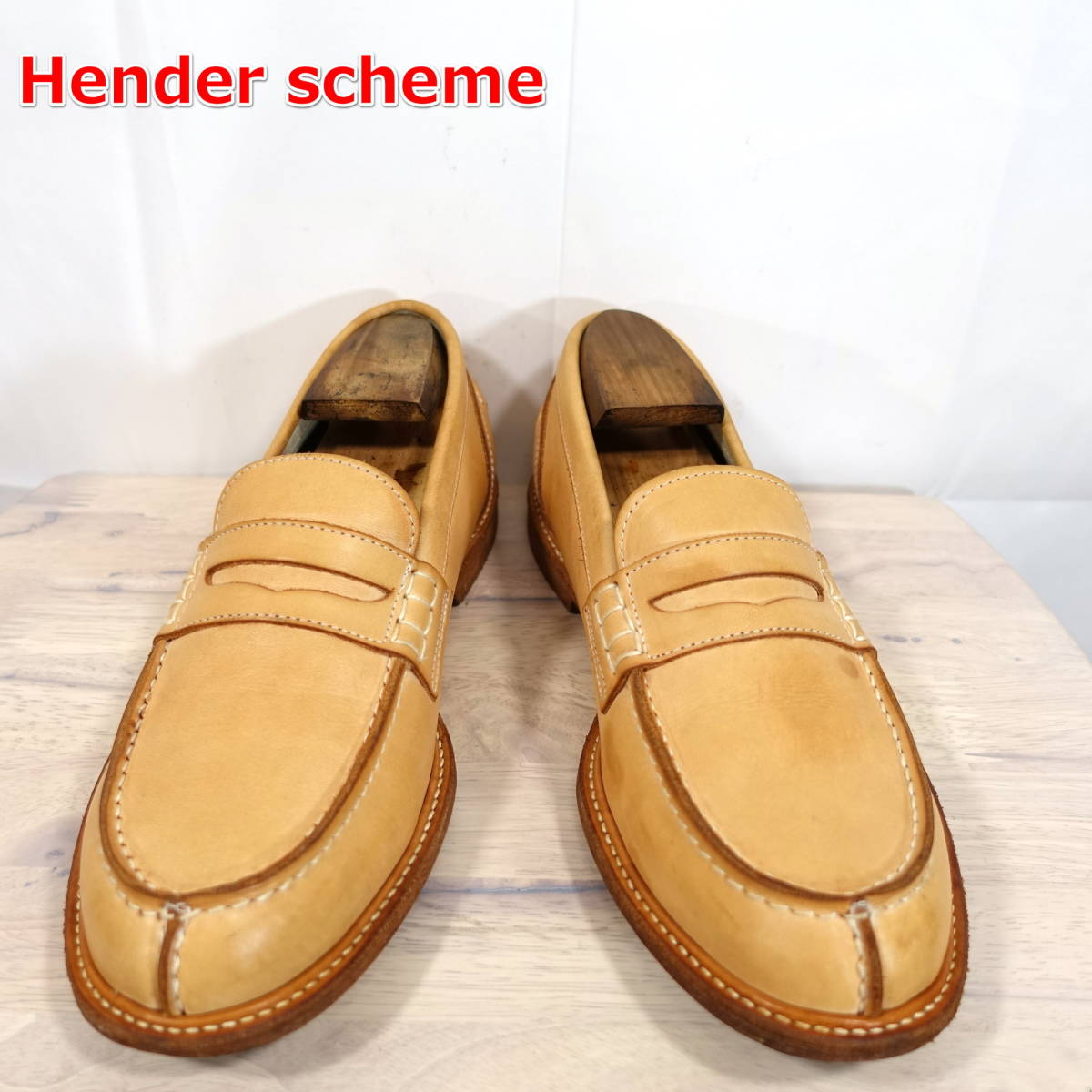 [ хорошая вещь ]enda- лыжи ma монета Loafer nme натуральный slouchy Hender Scheme размер 5(26.5~27.0 соответствует )