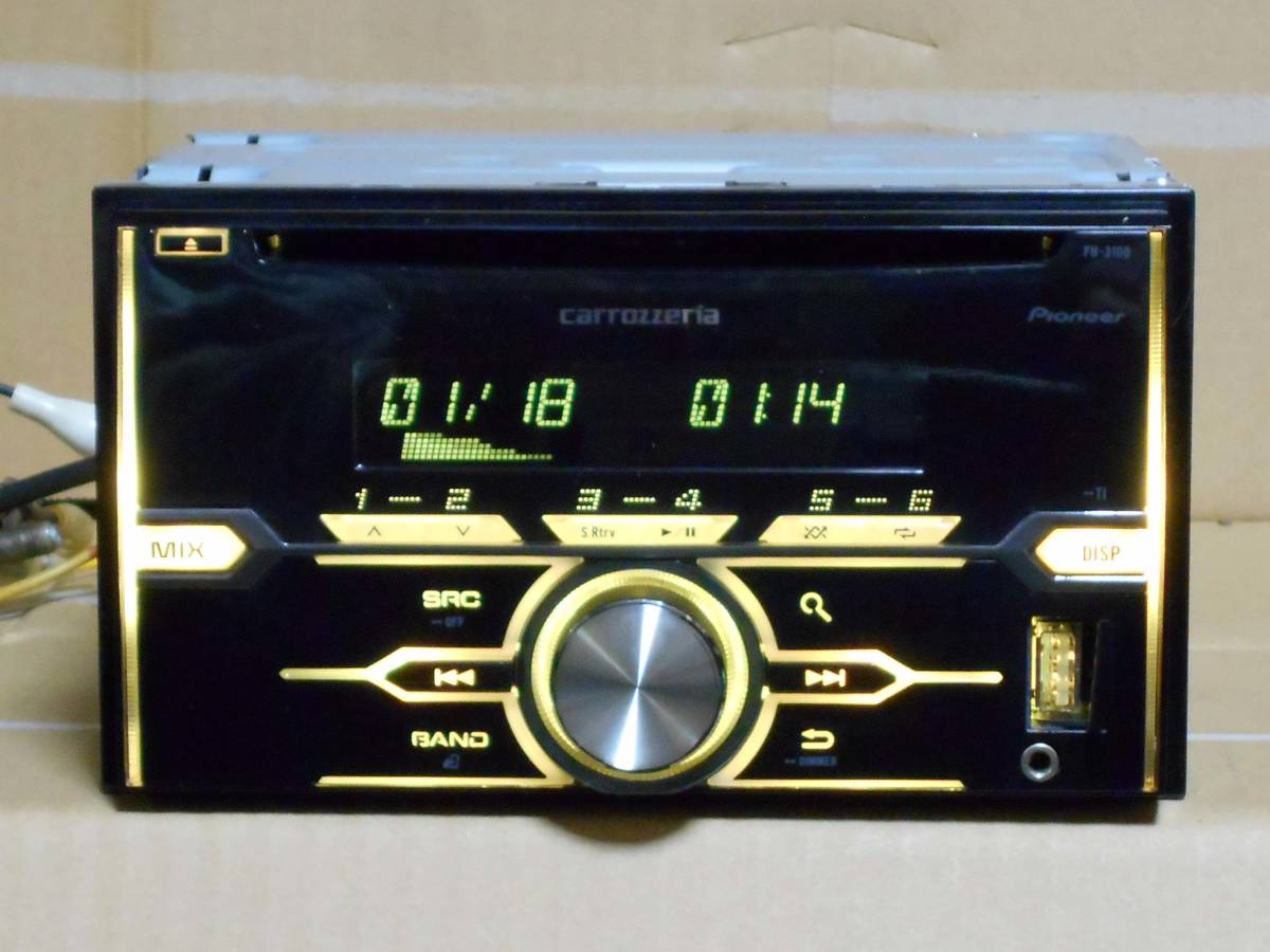 ★完動品 保障付★ carrozzeria FH－3100 ★1DIN/MP3/AUX/USB ★_画像5