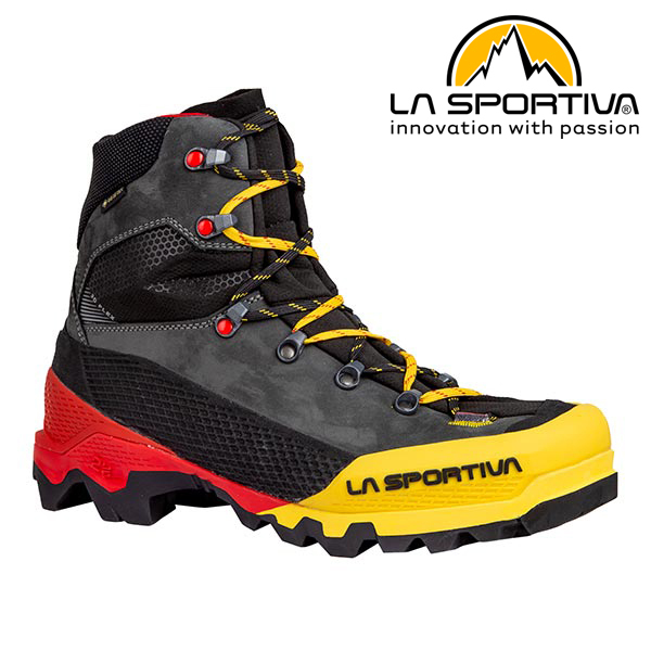  newest model [LA SPORTIVAla*s Porte .ba/AEQUILIBRIUM LT GTX/ekilibiumLT GTX/ black × yellow /EU43]mtr foot 