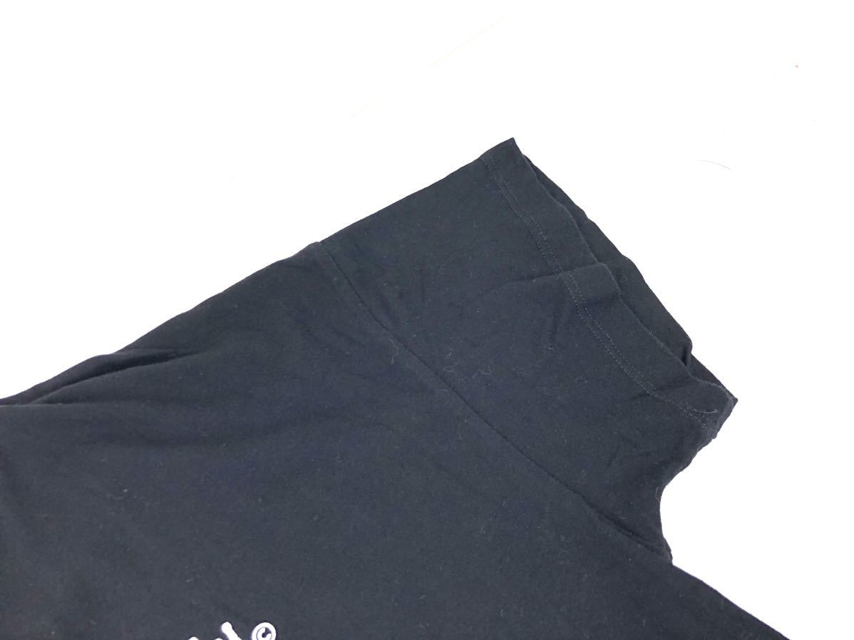 Stussy Stussy Logo S/S T-shirt FC2558 lady's S size black black short sleeves bag Logo 