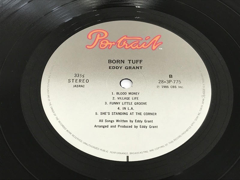 CE102 Eddy Grant / Born Tuff 28-3P-775 【LP レコード】 313_画像6