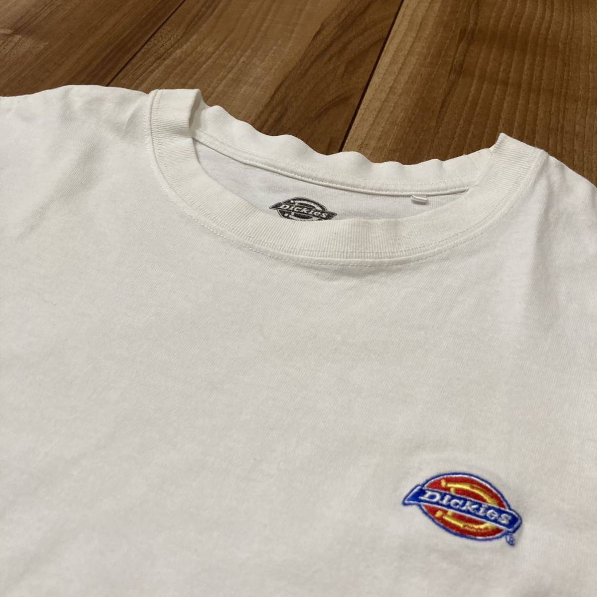 Dickies ディッキーズ Tシャツ 半袖 ワンポイント刺繍ロゴ シンプルデザイン サイズM 玉mc1794_画像5