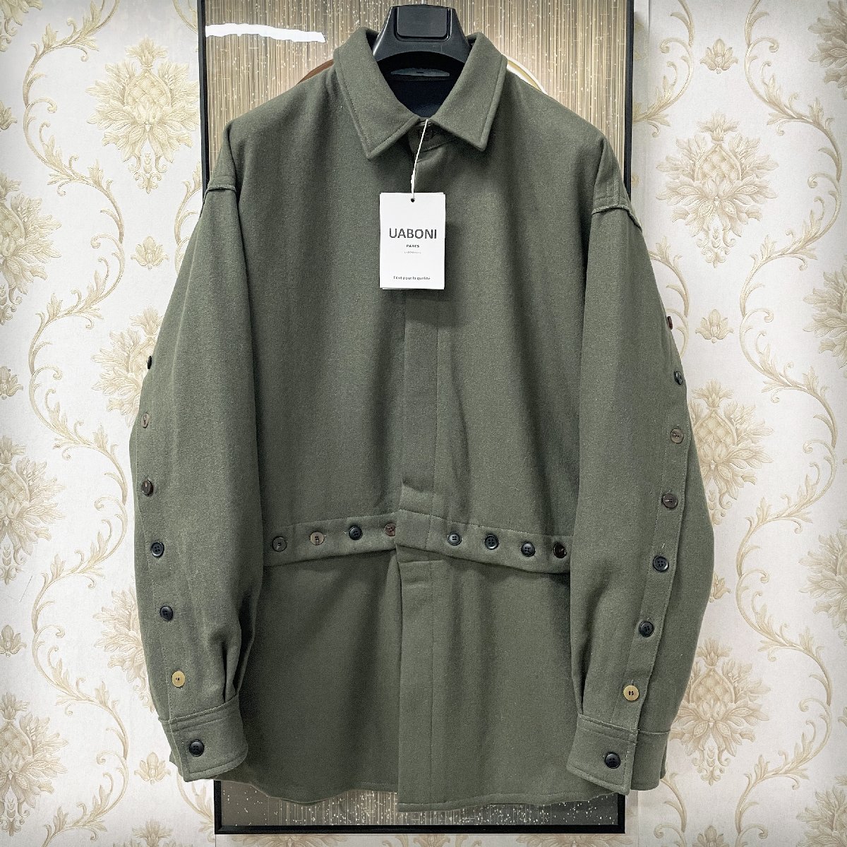 最高級EU製&定価7万◇UABONI*Paris*コート*ユアボニ*パリ発◇上質
