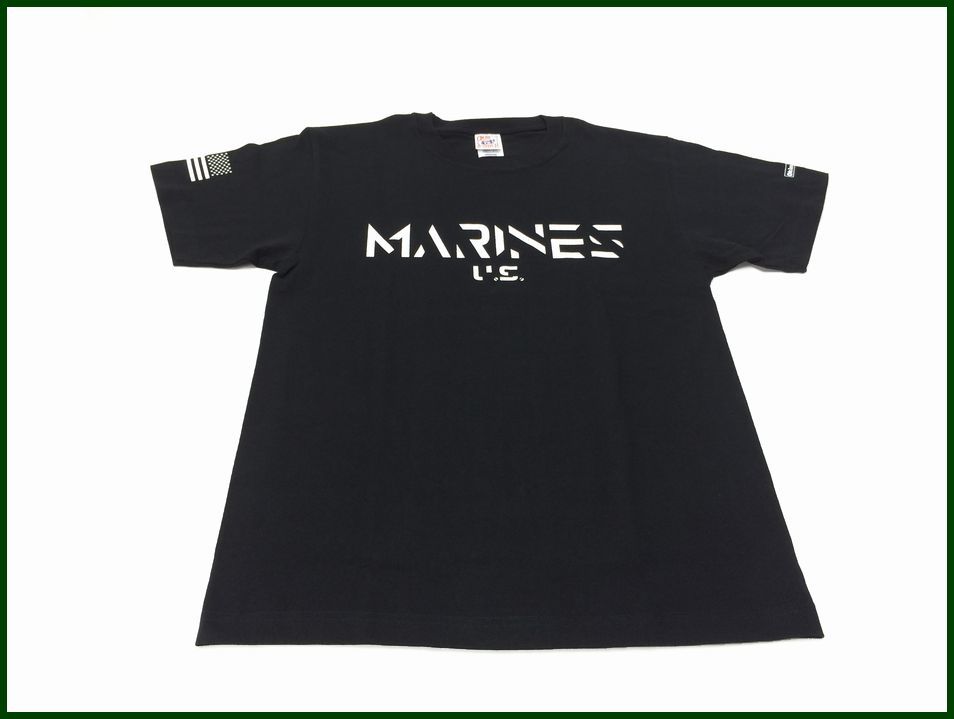 okinawa base вооруженные силы США U.S. Marine Corps CROSS & STITCH MARINES T-Shirt футболка M черный 6.2 oz оригинал принт рубашка звезда статья флаг 