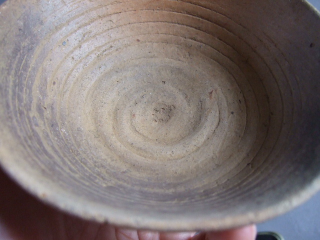 超逸品珍品古墳時代～平安時代呪術的な渦巻き文の土師器鉢中世呪術土器御陵碗