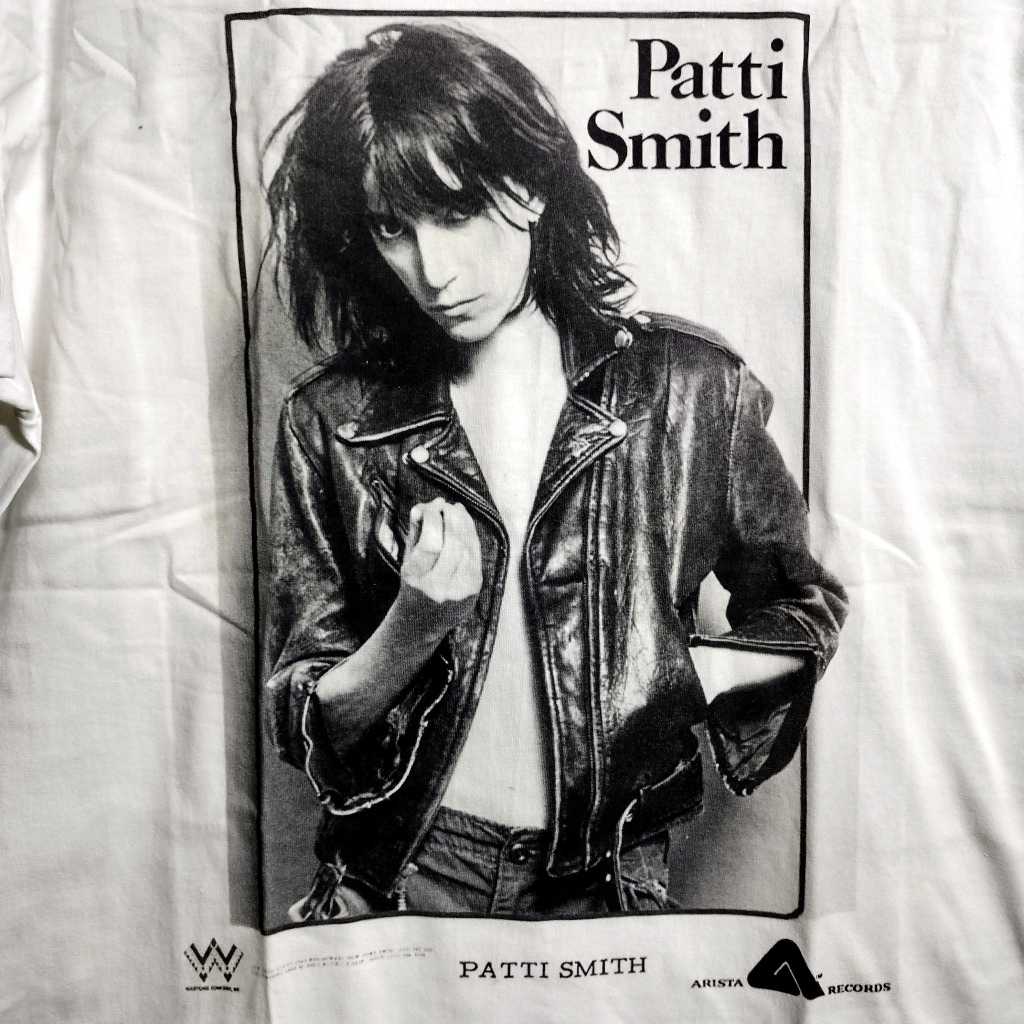 【新品/送料無料】パティスミス Patti Smith BIGプリント バンドTシャツ【XLサイズ】70's 80'sバンドT パンク PUNK ロックT rockの画像2