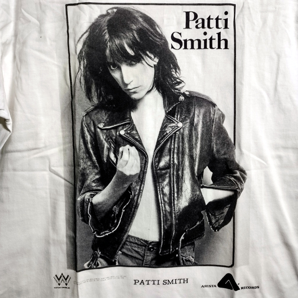 【新品/送料無料】パティスミス Patti Smith BIGプリント バンドTシャツ【XLサイズ】70's 80'sバンドT パンク PUNK  ロックT rock