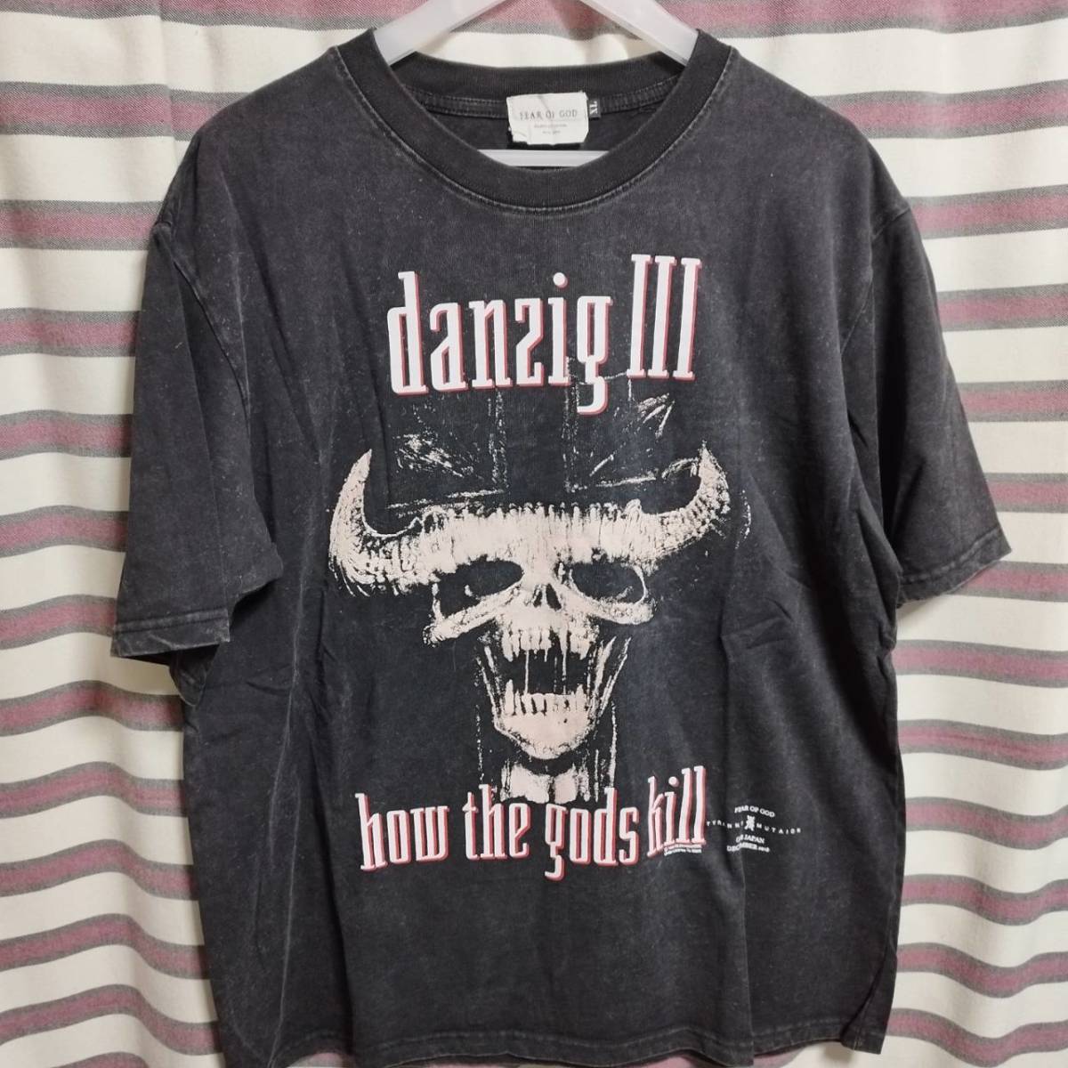 新しく着き バンドTシャツ Ⅲ Danzig ダンジグ オーバーサイズ XL