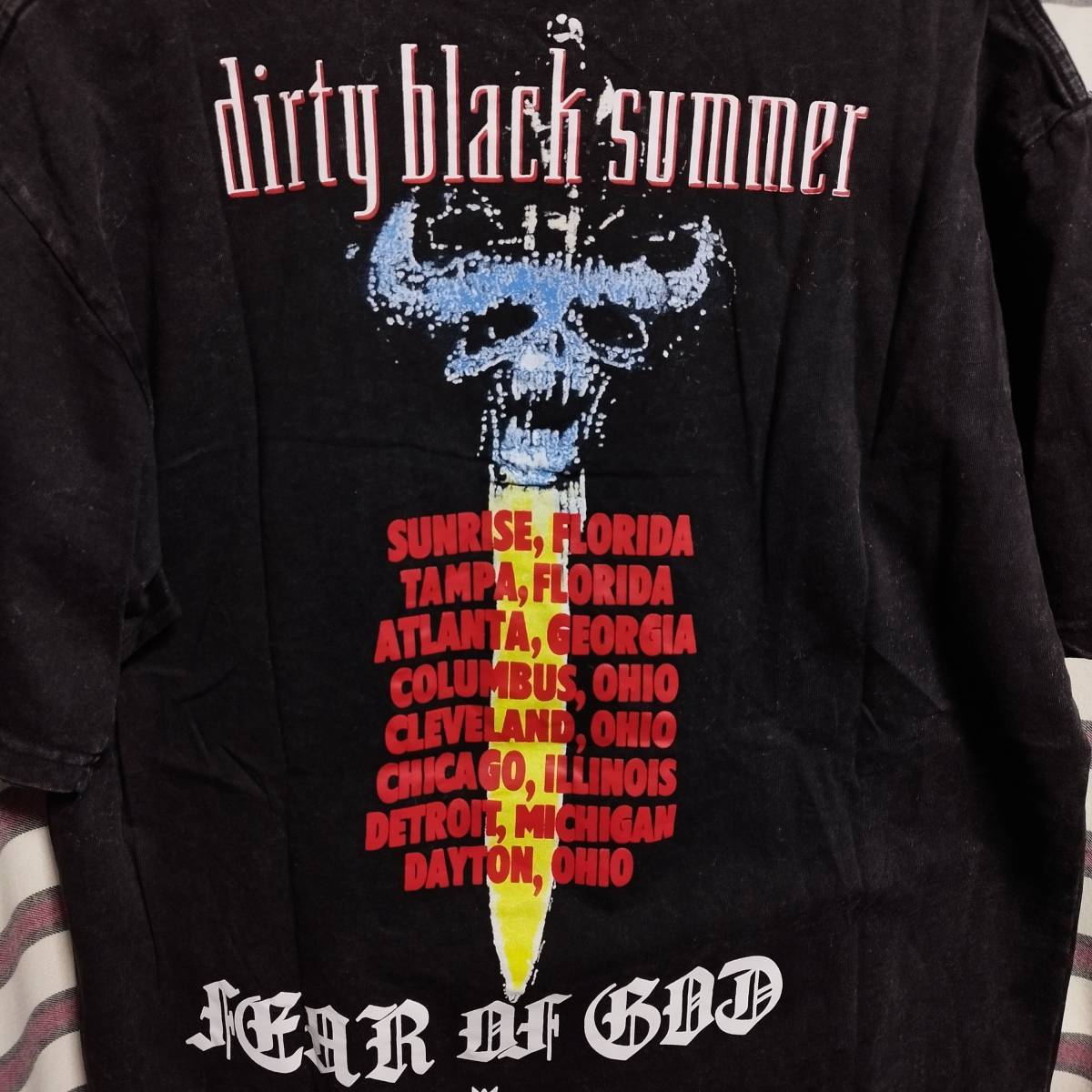 Danzig Ⅲ バンドTシャツ ダンジグ 両面プリント FEAR OF GOD□スマッシングパンプキンズ オーバーサイズ　XL◇古着_画像6