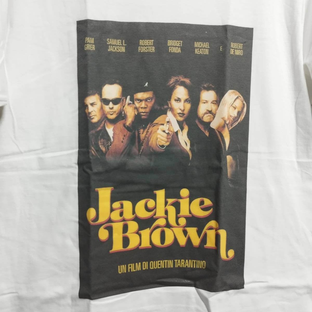 【新品/送料無料】映画『ジャッキーブラウン』(Jackie Brown）BIGプリント Tシャツ　b【 Mサイズ 】クエンティンタランティーノ