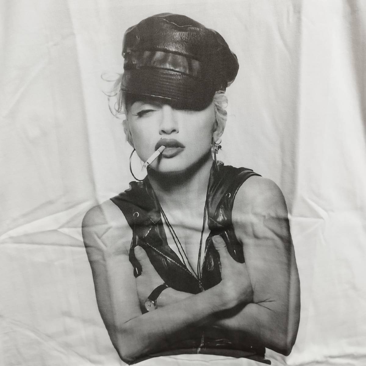 【新品/送料無料】80's マドンナ MADONNA BIGプリントTシャツ【Lサイズ】検)シンディローパー ジャネットジャクソン SEXY ヌード 美女の画像2
