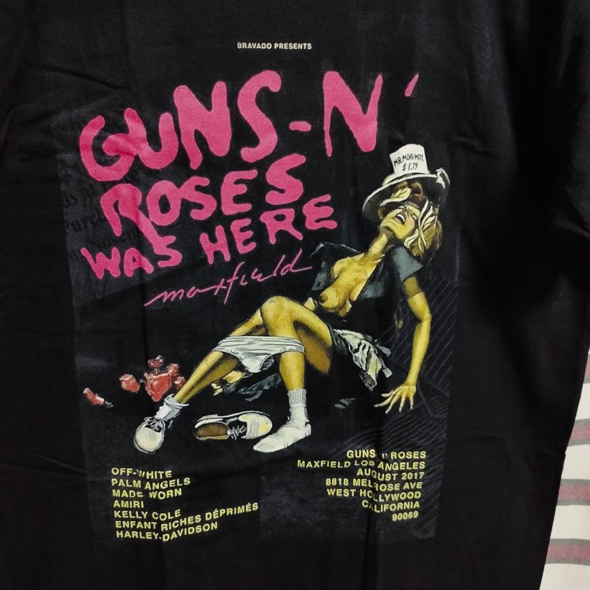 発禁ジャケ写 Tシャツ (Lサイズ)◆ガンズアンドローゼズ GUNS N' ROSES 　アペタイトフォーディストラクション Appetite for Destruction_画像2