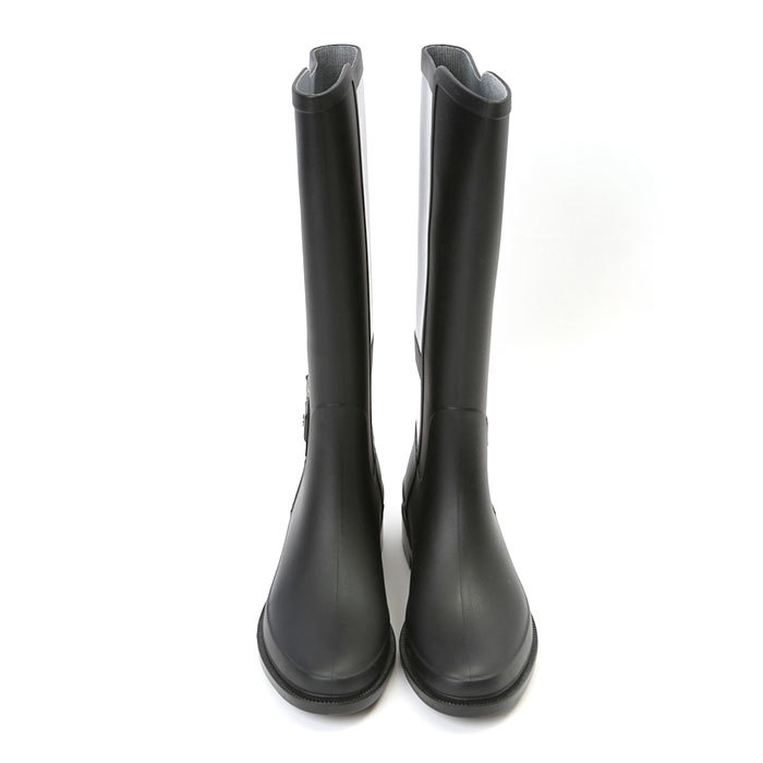 * Brown * 39(24.5cm) rain boots long lady's mail order rain shoes boots waterproof long height shoes simple black black length 