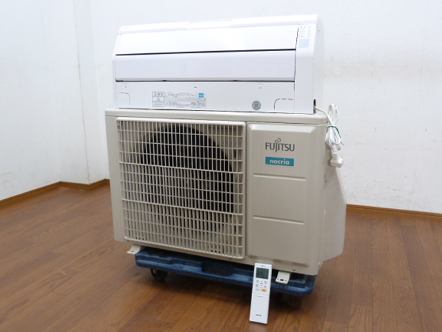 富士通 ルームエアコン AS-R40J-W nocria ～17畳 冷房4.0kW 暖房5.0kW 内部クリーン 不在ECO 電流カット リモコン ノクリア