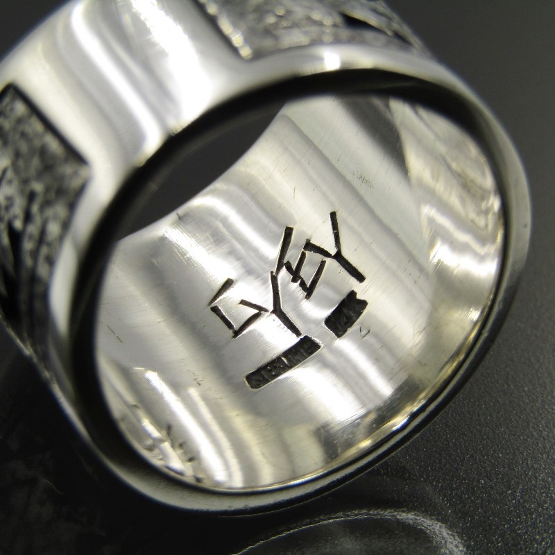 美品 Gary & Elsie Yoyokie ホピ族 リング 14K サンフェイス 美品 Gary & Elsie Yoyokie ホピ族 リング 14K サンフェイス