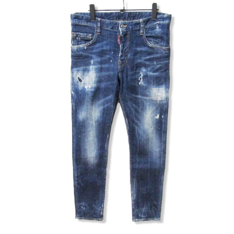 新版 イタリア製 ダメージ加工 19SS Jean Skater S30342 S71LB0597