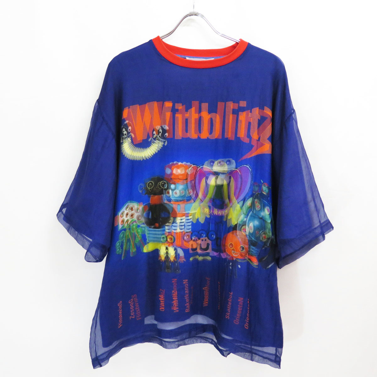 2020 WALTER VAN BEIRENDONCK FAMILY DOUBLE T SHIRT WITBLITZ ウォルターヴァンベイレンドンク ファミリー ダブルフェイス Tシャツ W<