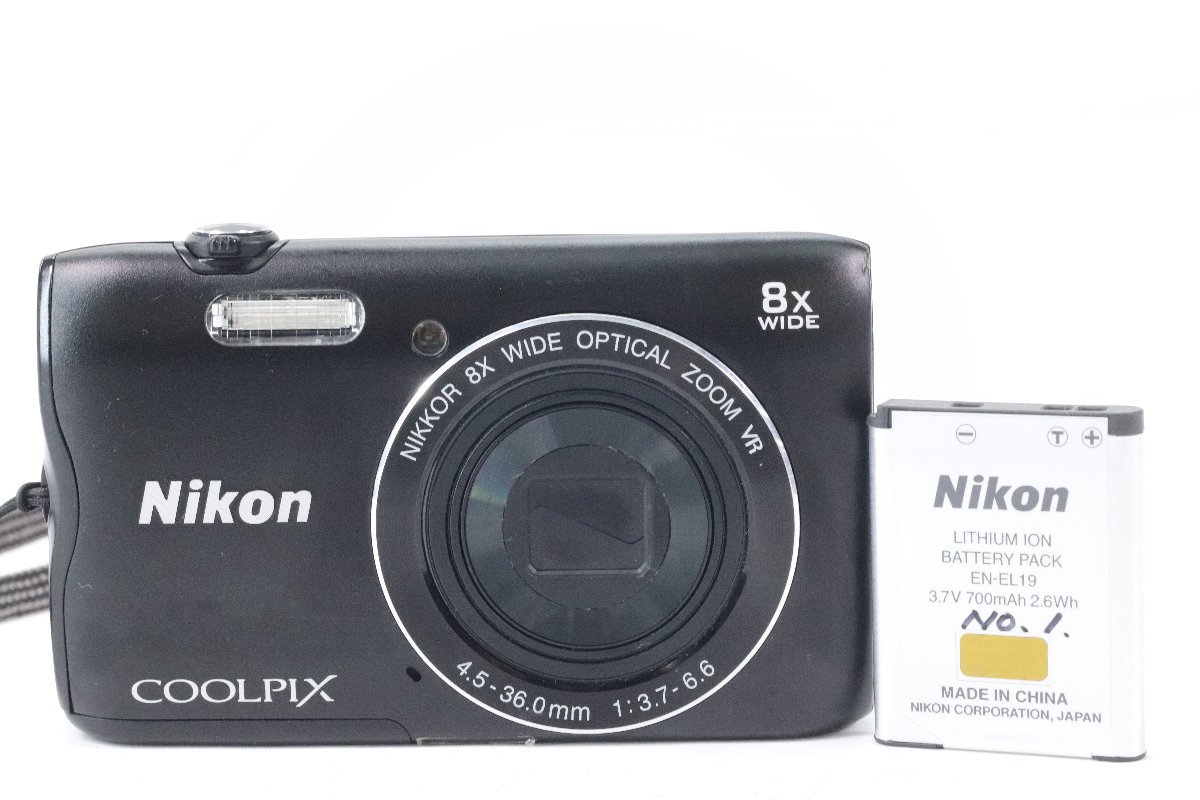 NIKON ニコン COOLPIX A300 デジタルカメラ レンズ NIKKOR 8X WIDE