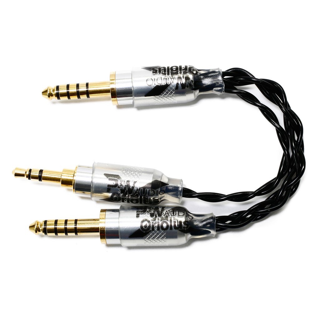 PW AUDIO 4.4mm+3.5mmGND to 4.4mm ofc cable for oriolus ヘッドホン