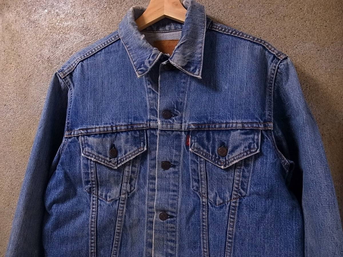 実寸42 70s LEVIS 70505-0217 リーバイス 4th デニムジャケット