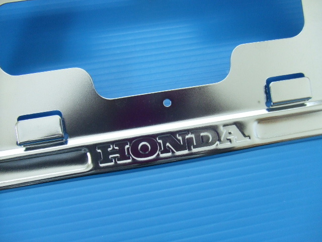  that time thing new goods HONDA Logo number frame number plate holder number frame old car Honda original license plate CB400F CB750 Hawk 2