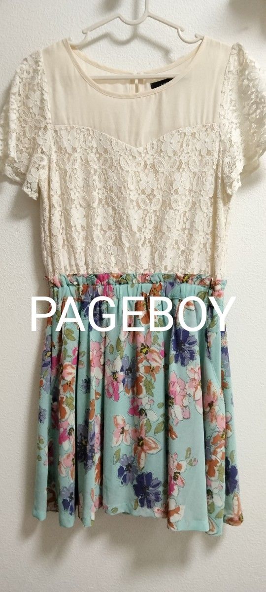 PAGEBOY花柄ワンピース