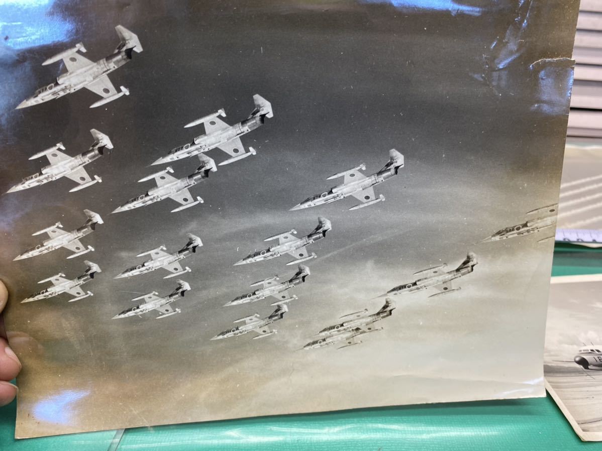 (1517) 昭和レトロ　航空自衛隊から写真　戦闘機　飛行機　まとめて写真5枚
