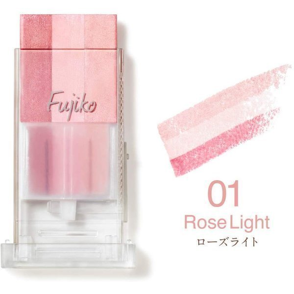Fujiko フジコ チョークチーク 01 Rose Light ローズライト 7.1g ピンク 4589474242575_画像2